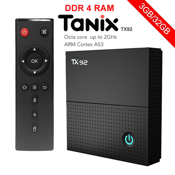 Tanix TX92 Amlogic S912 DDR4 3G 32G Octa Core Tv box
