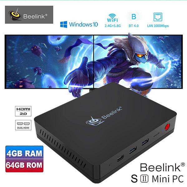 Beelink S2 Intel Gemini Lake 4GB LPDDR4 + 64GB Mini PC
