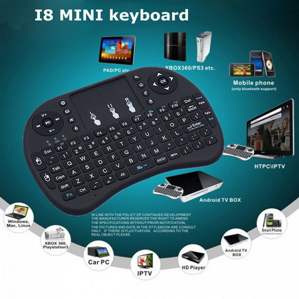 i8 Wireless Mini Keyboard with Touchpad