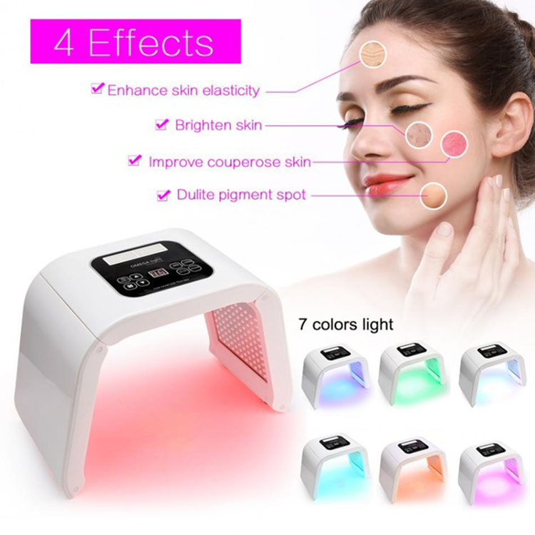 7 Colors PDT LED Bio-light Therapy skin whitening face beauty equipment