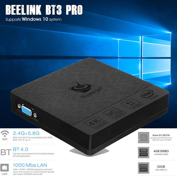 Beelink BT3 Pro 4GB 32GB Win10 Mini Pc