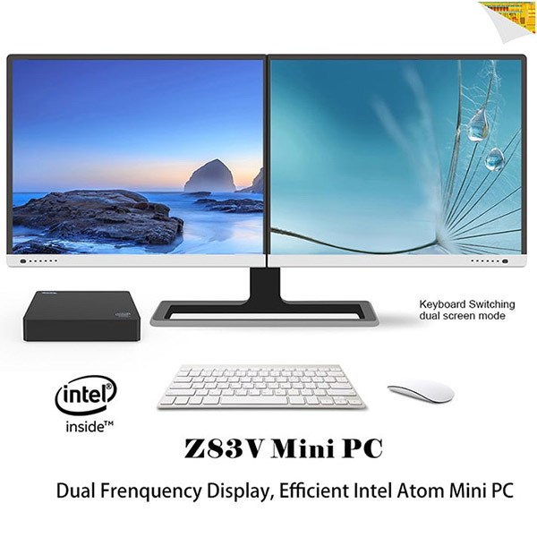 Z83V Intel Atom X5-Z8350 Fanless Mini PC Windows 10 2GB 32GB
