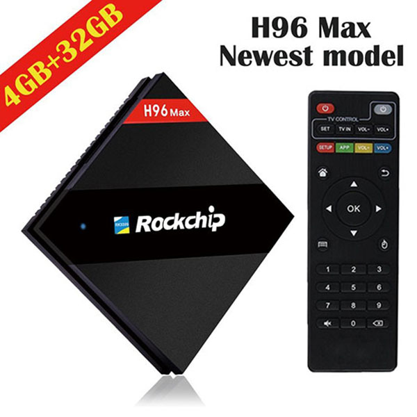 H96 Max RK3399 Six Core UHD 4K TV BOX 4G 32G