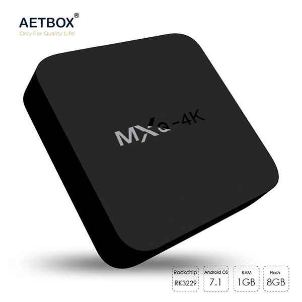 MXQ 4K Android 7.1 Smart TV Box