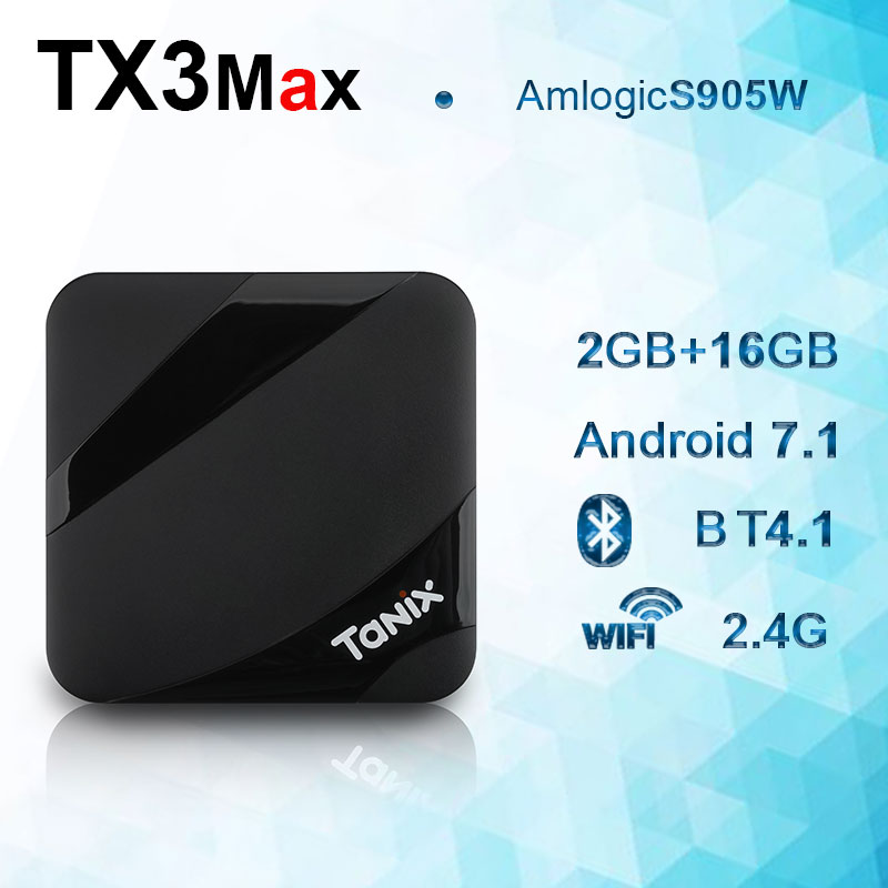 Tanix TX3 Max 4k Android 7.1 TV Box 2GB RAM + 16GB ROM