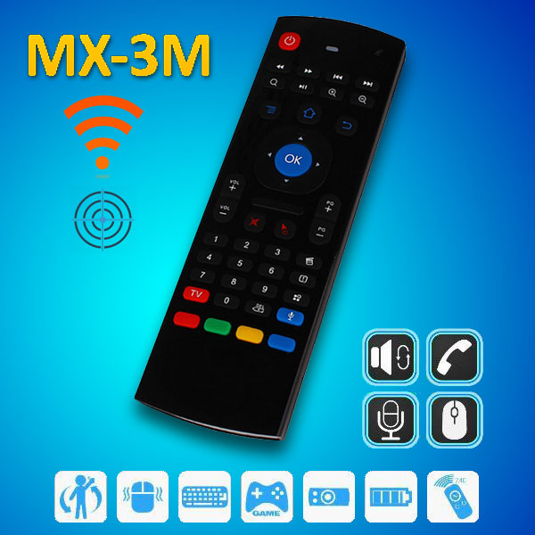 MX3-M Air mouse mini keyboard with MIC
