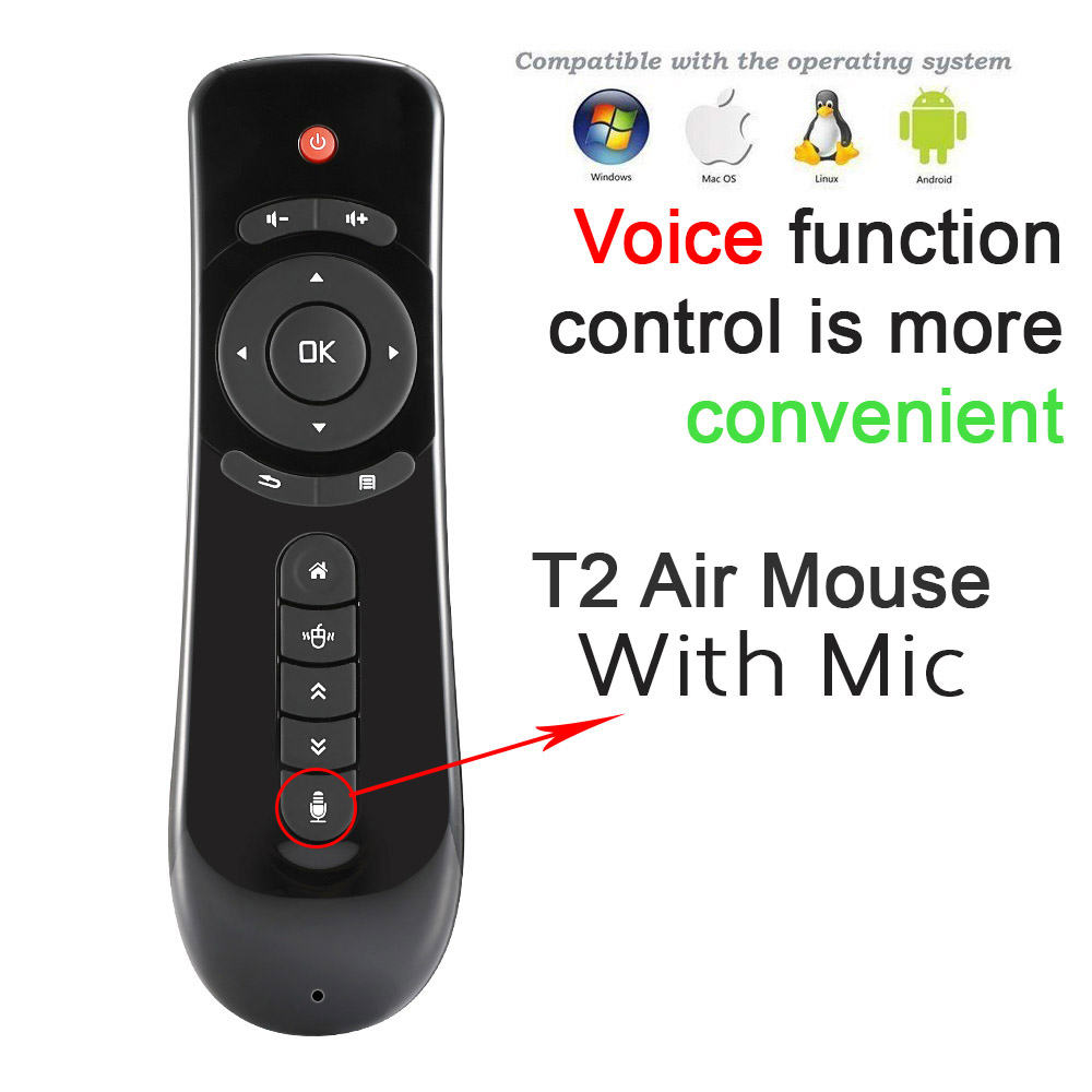 Voice Version 2.4G Air Mouse 3D Motion Stick
