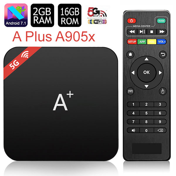 A-Plus 2G+16G Quad Core Android 7.1.2 TV Box