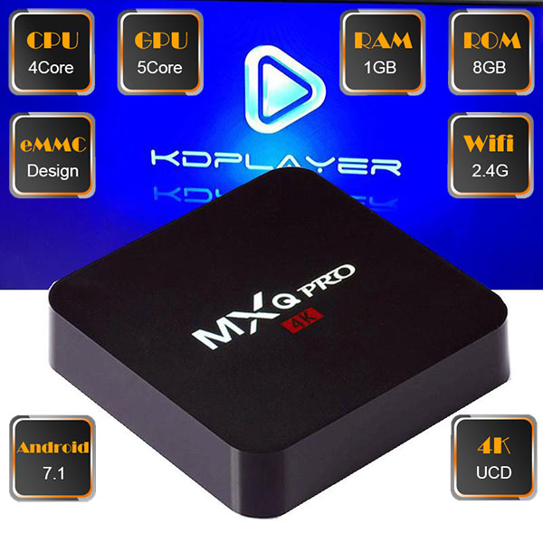Original MXQ Pro 4K Android 7.1TV Box